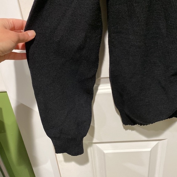 NWT Low Cut Puff Sleeve Soft Stretchy Sweater - Picture 4 of 11